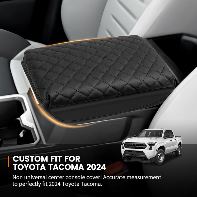 Rilsen Custom Fit for Center Console Cover Tacoma 2024 2025 Armrest Cover Center Console Pad Interior Accessories Car Armrest Seat Box Cover Protector - Image 2